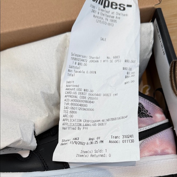 Jordan 1 Mid SE Zen Master (PS) - Picture 6 of 6